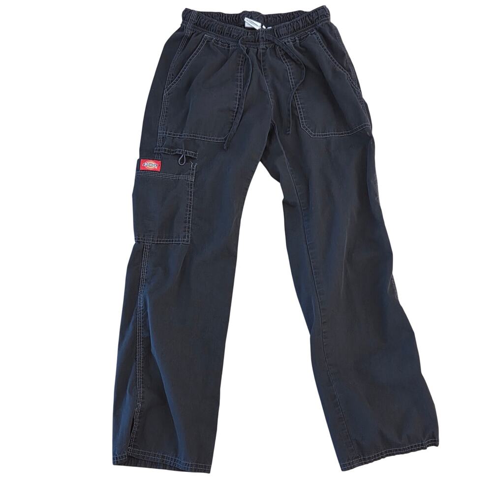 Dickies Black Cargo Jogger Pants with Utility Pocket